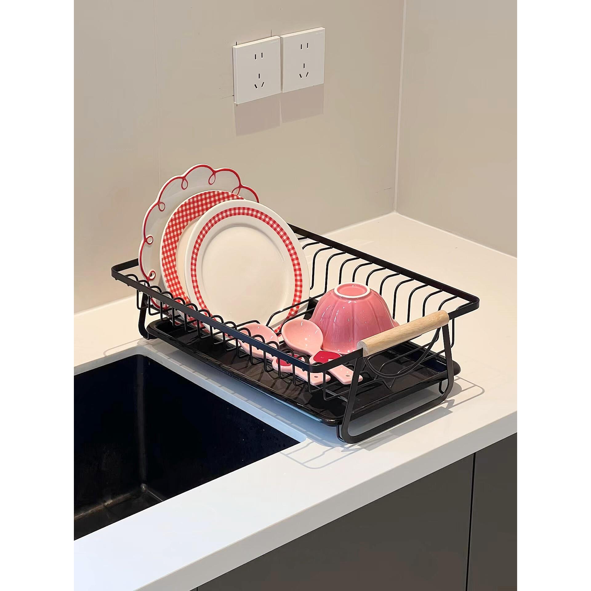 沥水碗碟架收纳架厨房置物架水槽碗盘筷子水杯沥水架家用沥水篮