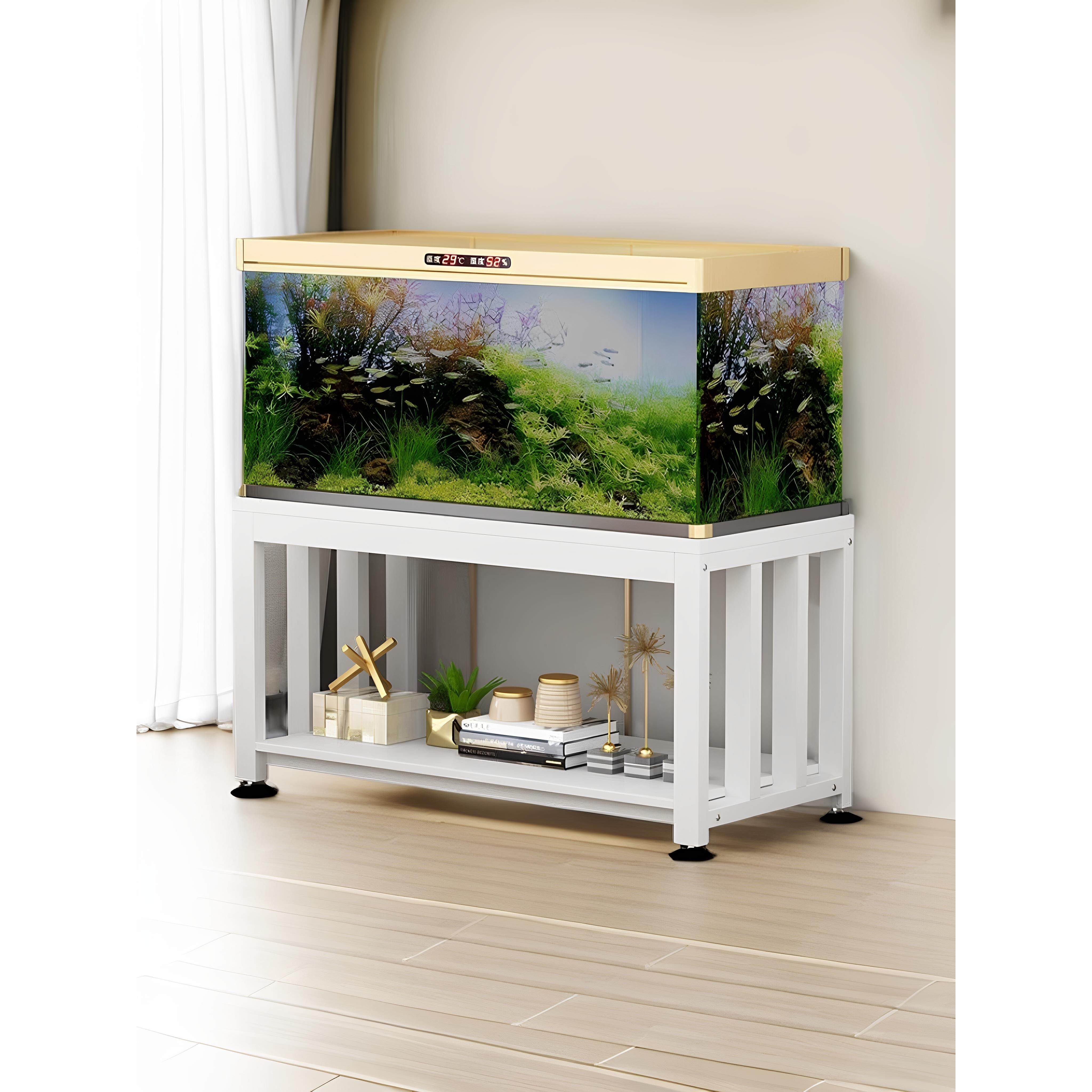 鱼缸底柜鱼缸架金属底架底座客厅鱼缸架子铁艺鱼缸底架水族箱定做