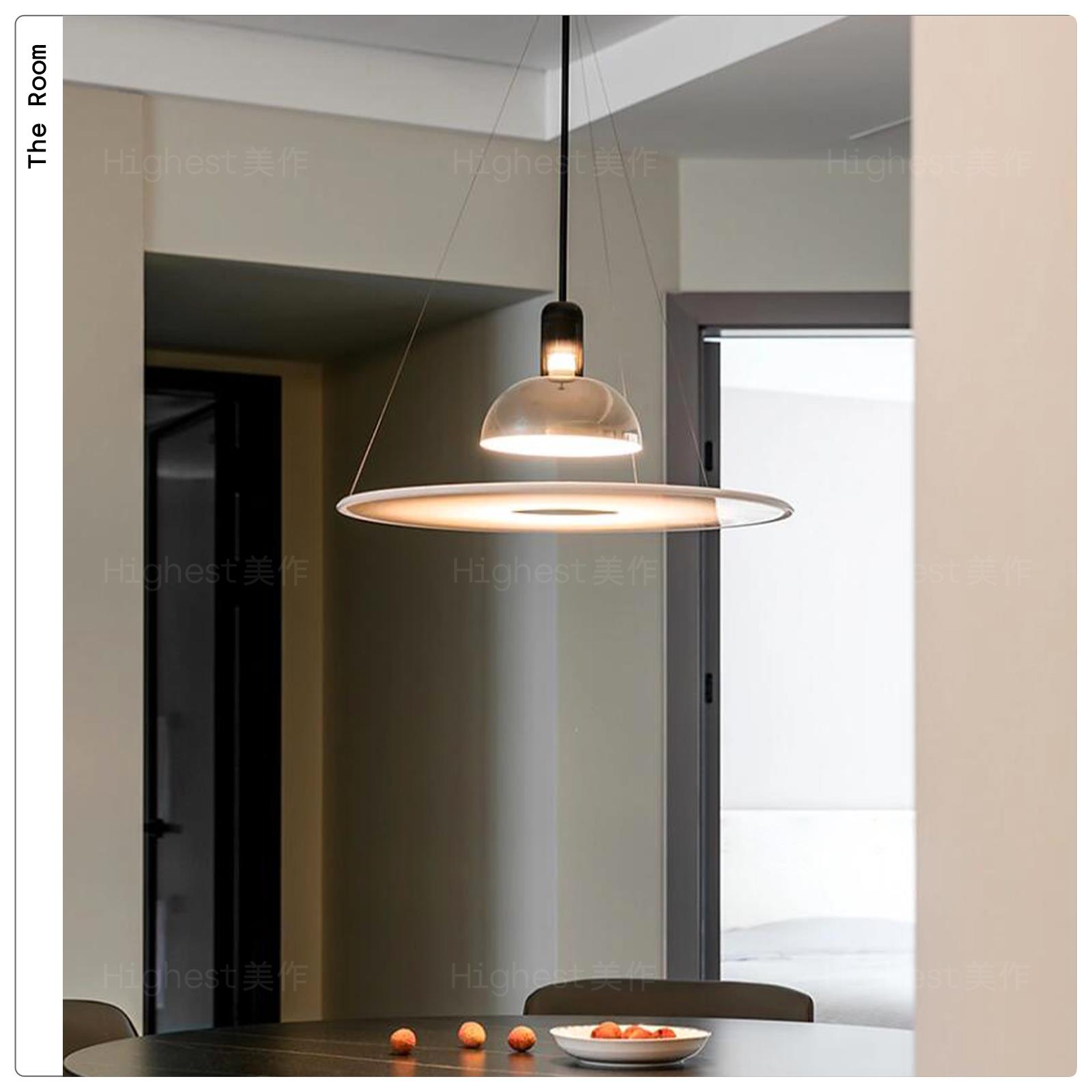 Frisbi意式现代餐厅吊灯简约现代款书房法式飞碟餐桌极简设计师灯