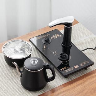 嵌入式 全自动上水功夫茶具台电磁炉组合套装 泡茶器烧水壶一体家用