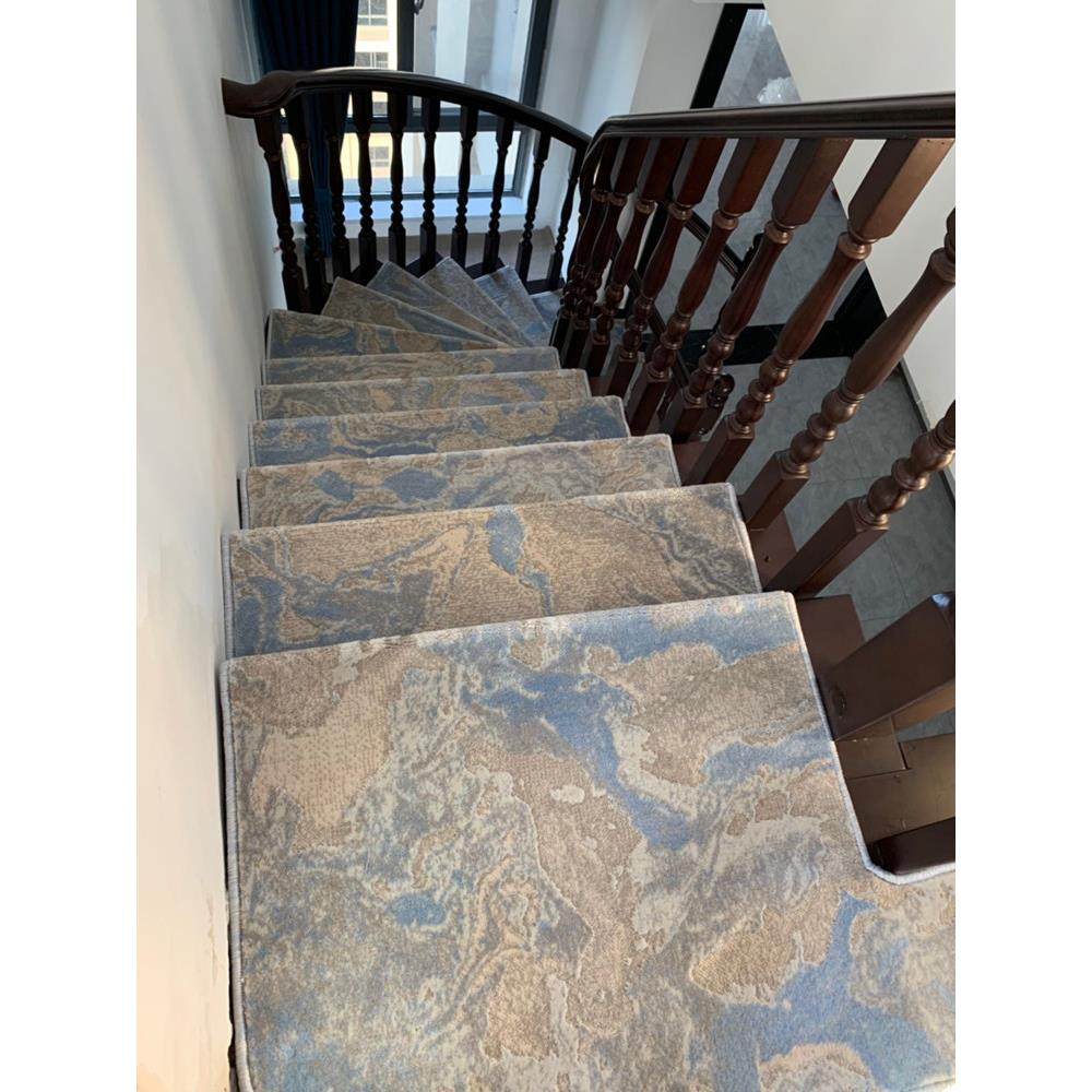 轻奢风简约家用实木楼梯垫踏步垫免胶自粘别墅大理石防滑定制地毯,居家布艺,楼梯垫,淘宝优惠券,粉丝福利购,淘宝优惠卷