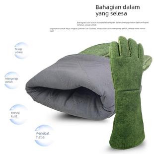 耐高温手套200度1000度加厚耐磨防烫隔热防热辐射工业工厂烘焙