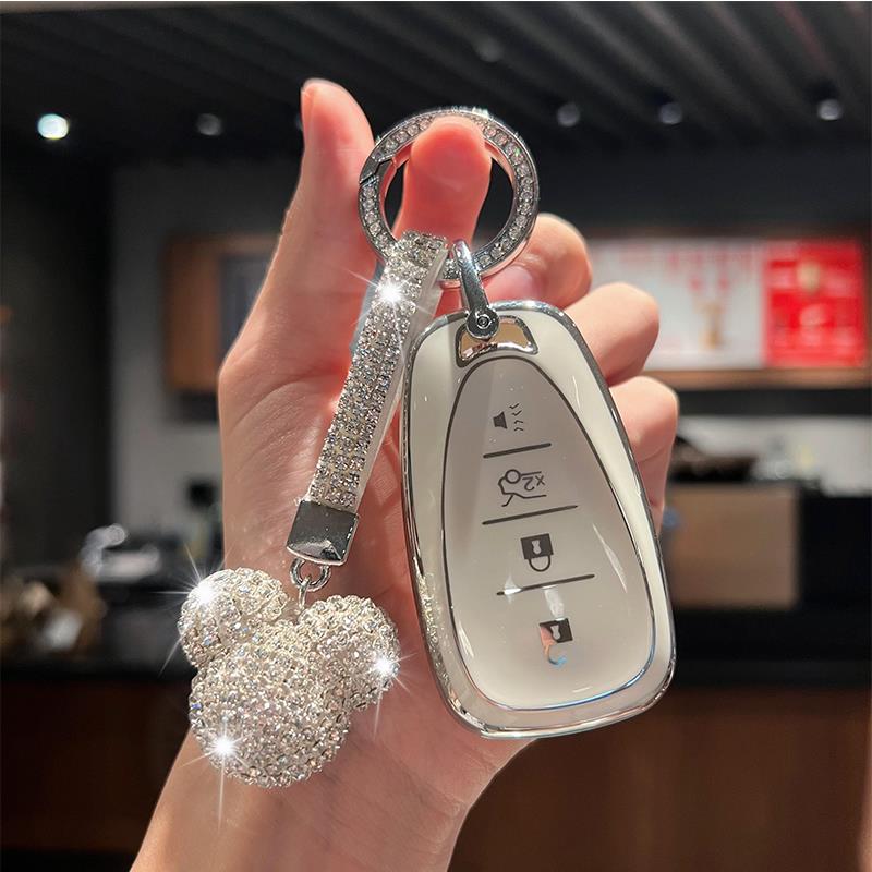 适用雪佛兰迈锐宝XL钥匙套沃兰多科鲁兹泽创酷开拓探界者壳扣包女