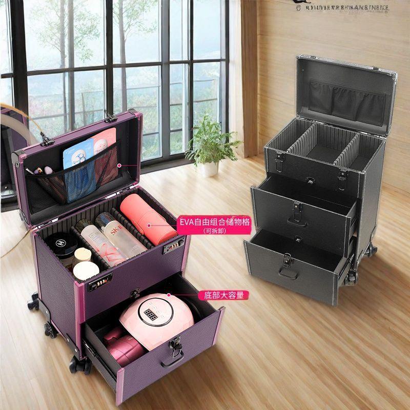 纹绣工具医美外出拉杆箱纹绣师化妆专用工具箱美甲美睫工具沐足箱