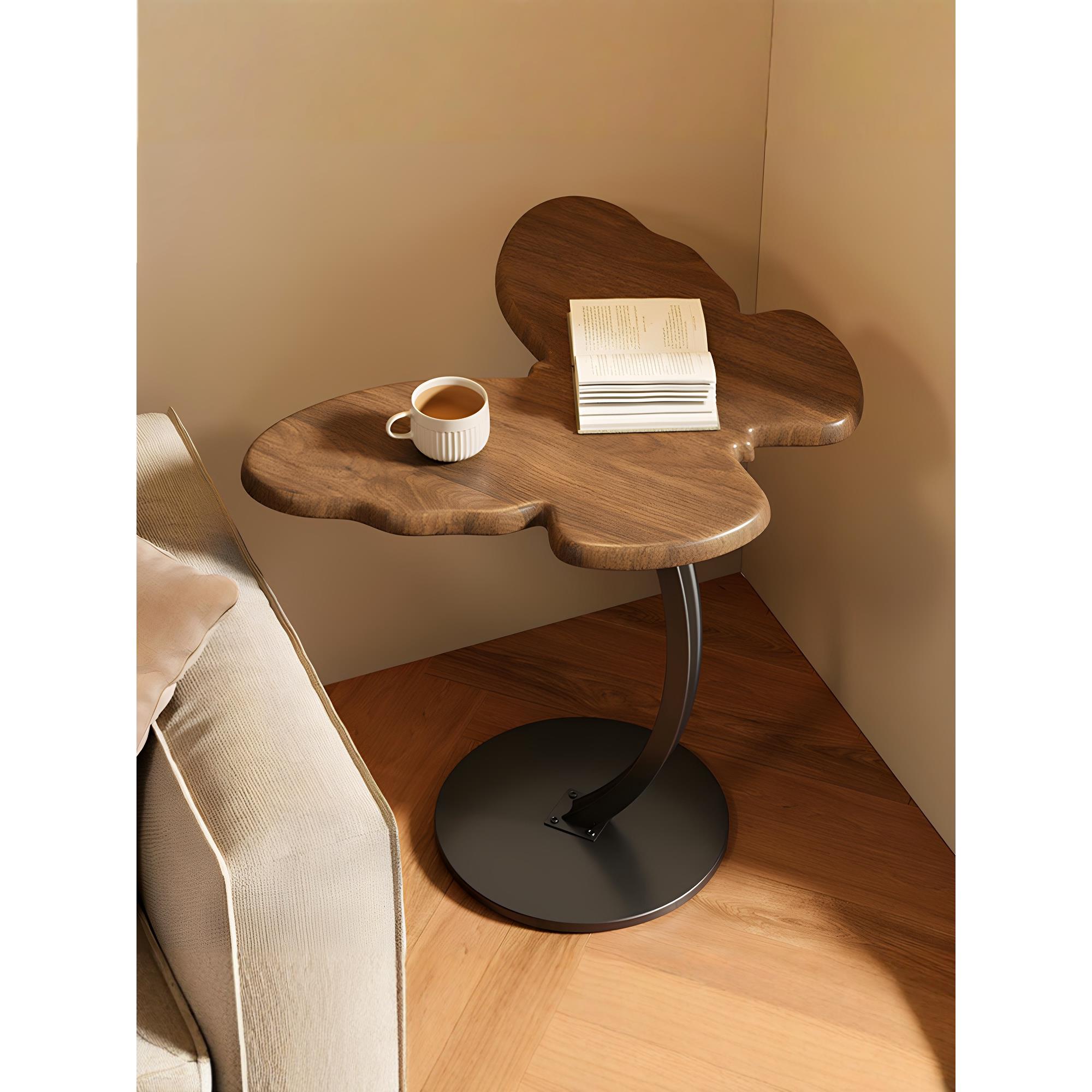 艺术感小茶几桌子可移动沙发边几极简迷你边桌床头置物架阳台茶桌