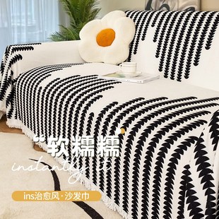2024四季 沙发盖布沙发套沙发套罩沙发巾雪尼尔沙发毯坐垫新款 通用