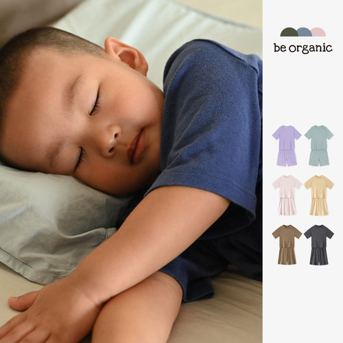 安睡衣羊毛家居服套装童装短袖