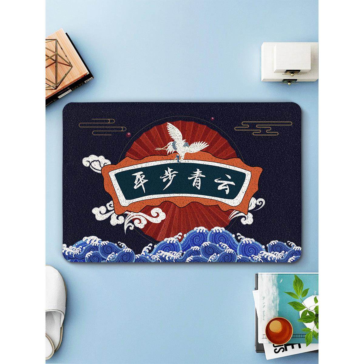 祁北新中式国风吊车地垫入口钢丝圈地毯入口入口门垫门脚垫,居家布艺,家用脚垫,淘宝优惠券,粉丝福利购,淘宝优惠卷