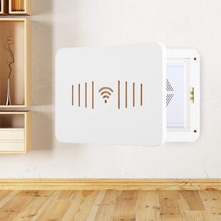 木工小舅 多媒体信息箱装饰遮挡盒 创意弱电箱盖板超薄讯号箱挂画