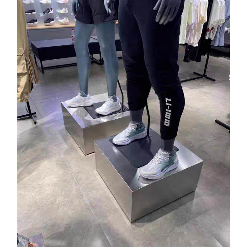 不锈钢方型展示台展示道具服装店陈列摆放流水橱窗模特不锈钢地台