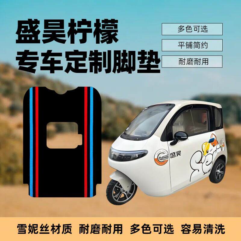 盛昊柠萌电动三轮车脚踏垫 雪妮丝平铺丝圈垫 车尚帝配件