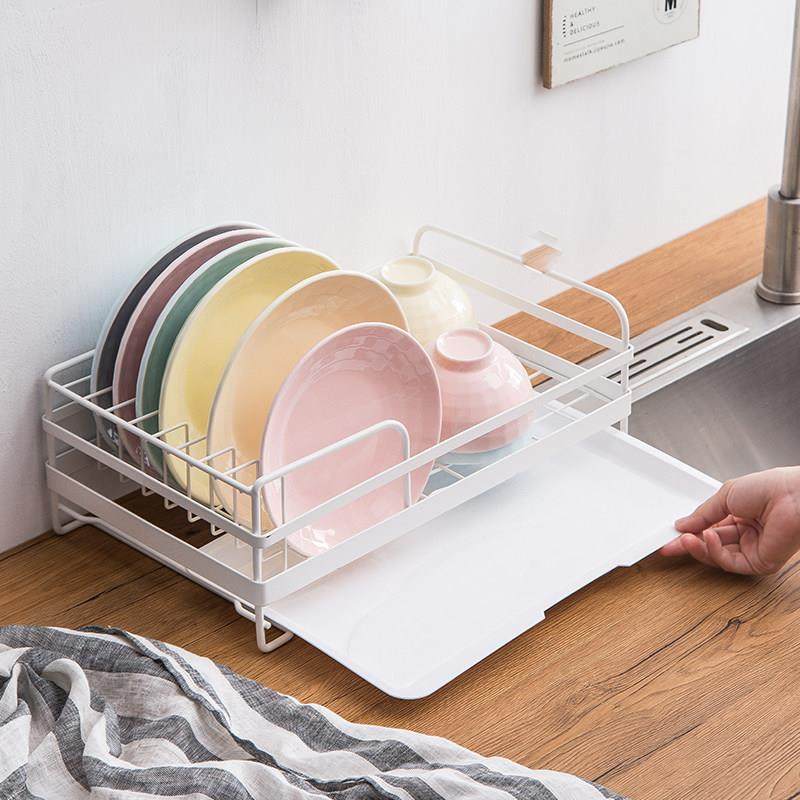 厨房置物架不锈钢烤漆台面放碗筷盘碟沥水架收纳层架子晾放碗架配,厨房/烹饪用具,碗架,淘宝优惠券,粉丝福利购,淘宝优惠卷