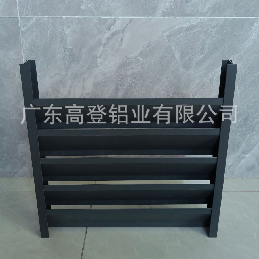 庭院围栏围墙护栏小区院子百叶片围挡别墅全封闭隐私铝合金护栏