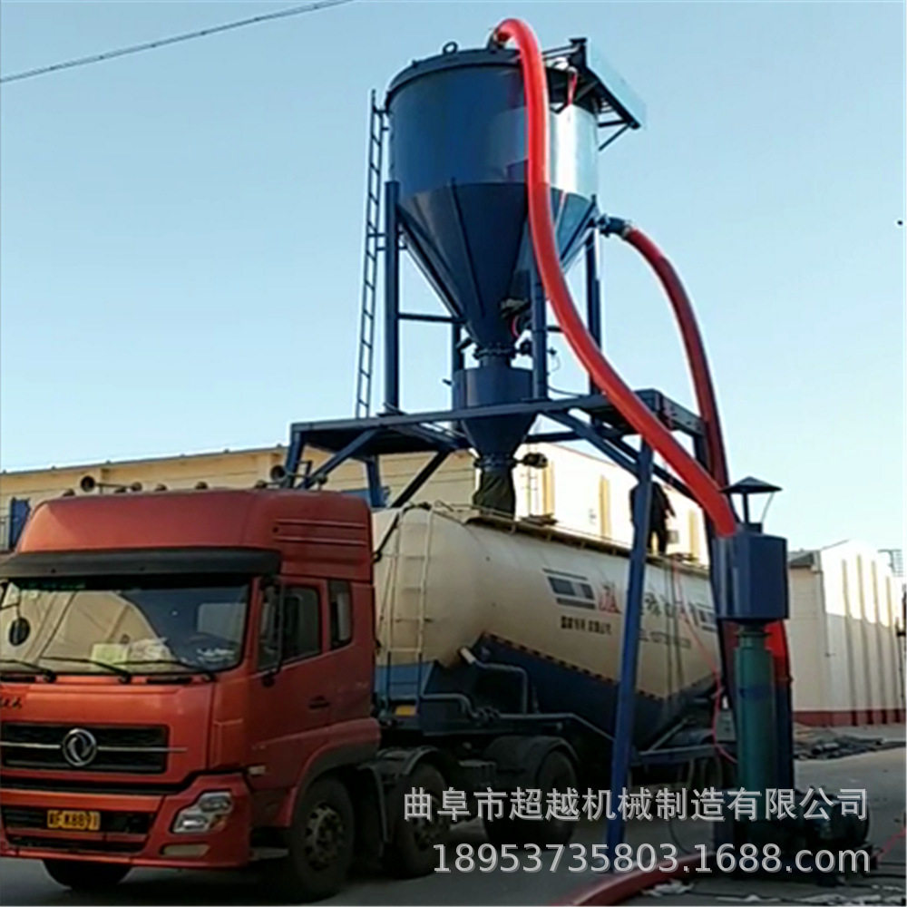 大型粮仓风力吸粮机卸船装车