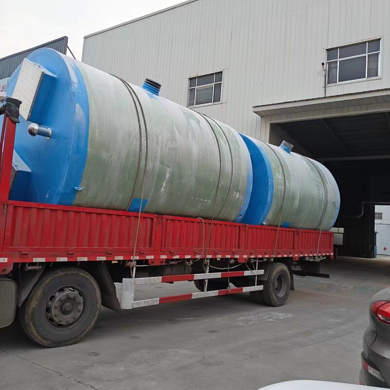 潍坊慧聚 玻璃钢一体化预制泵站 一体化设计结构紧凑 污水处理