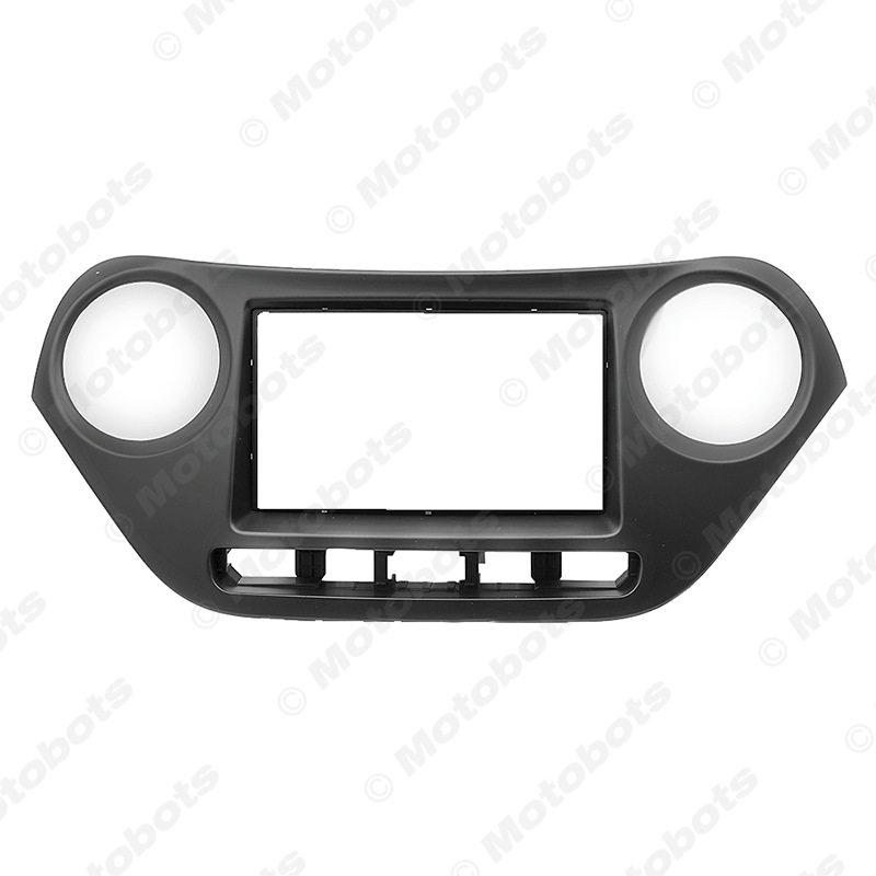 适用于现代i-10汽车音响2DIN导航DVD面板双锭CD通用机改装框支架