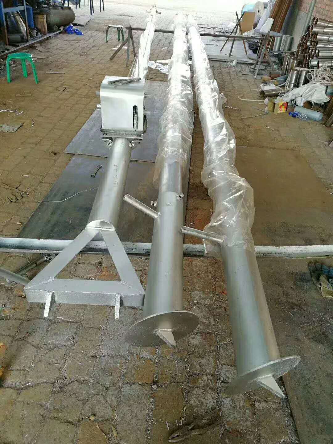 三角铝合金三脚架立杆机 电力水泥起杆器 抱杆电力扒杆机
