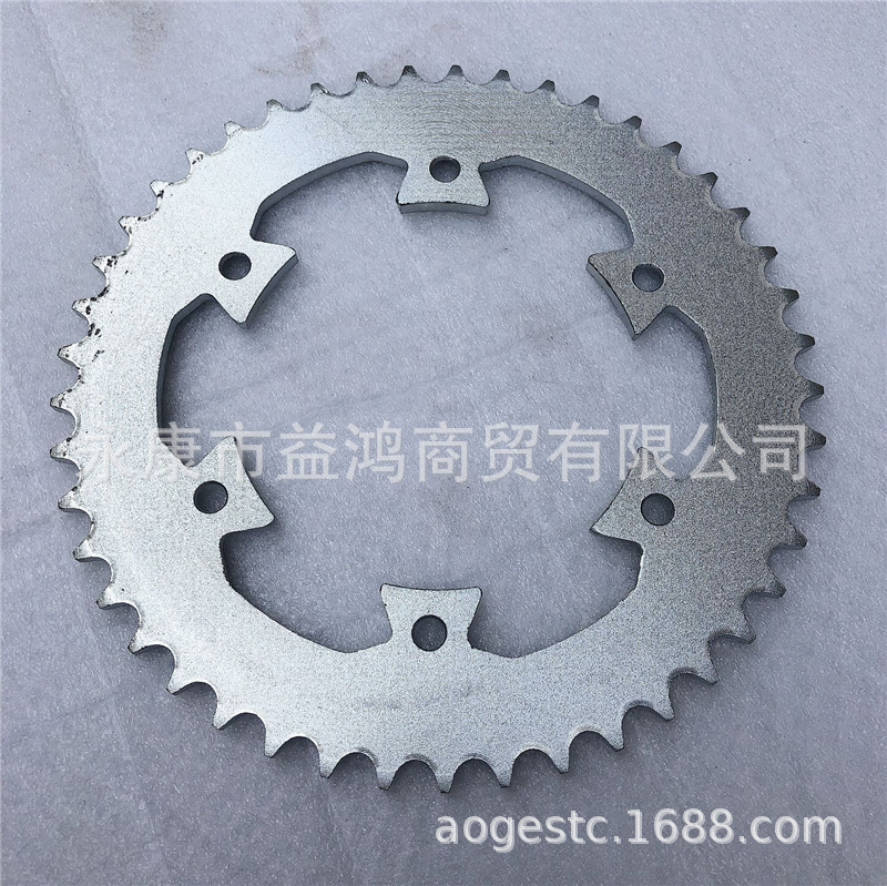 高赛大越野摩托车配件改装套链大牙盘链轮齿轮链条520-45齿大飞