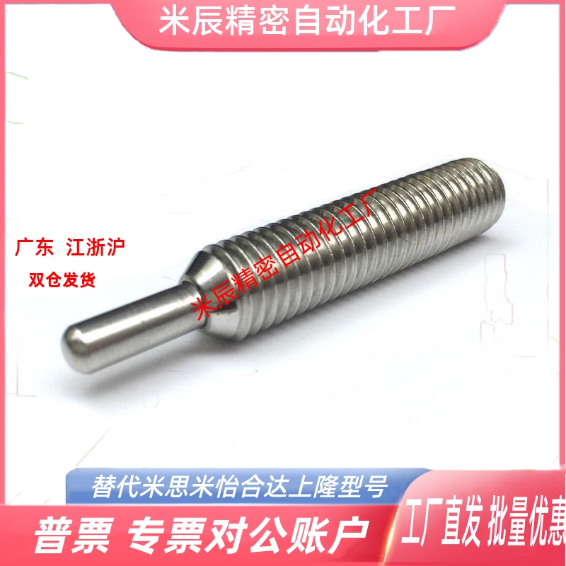 ZAP01-M10/M12/M16-H5/H10/H15/H20 不锈钢定位柱 弹簧柱塞 ZAP02