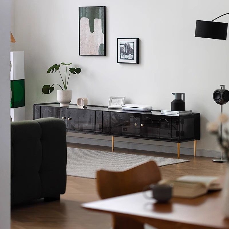 柒月亚克力电视柜轻奢客厅储物柜置物家用现代简约小户型电视机柜,住宅家具,电视柜,淘宝优惠券,粉丝福利购,淘宝优惠卷