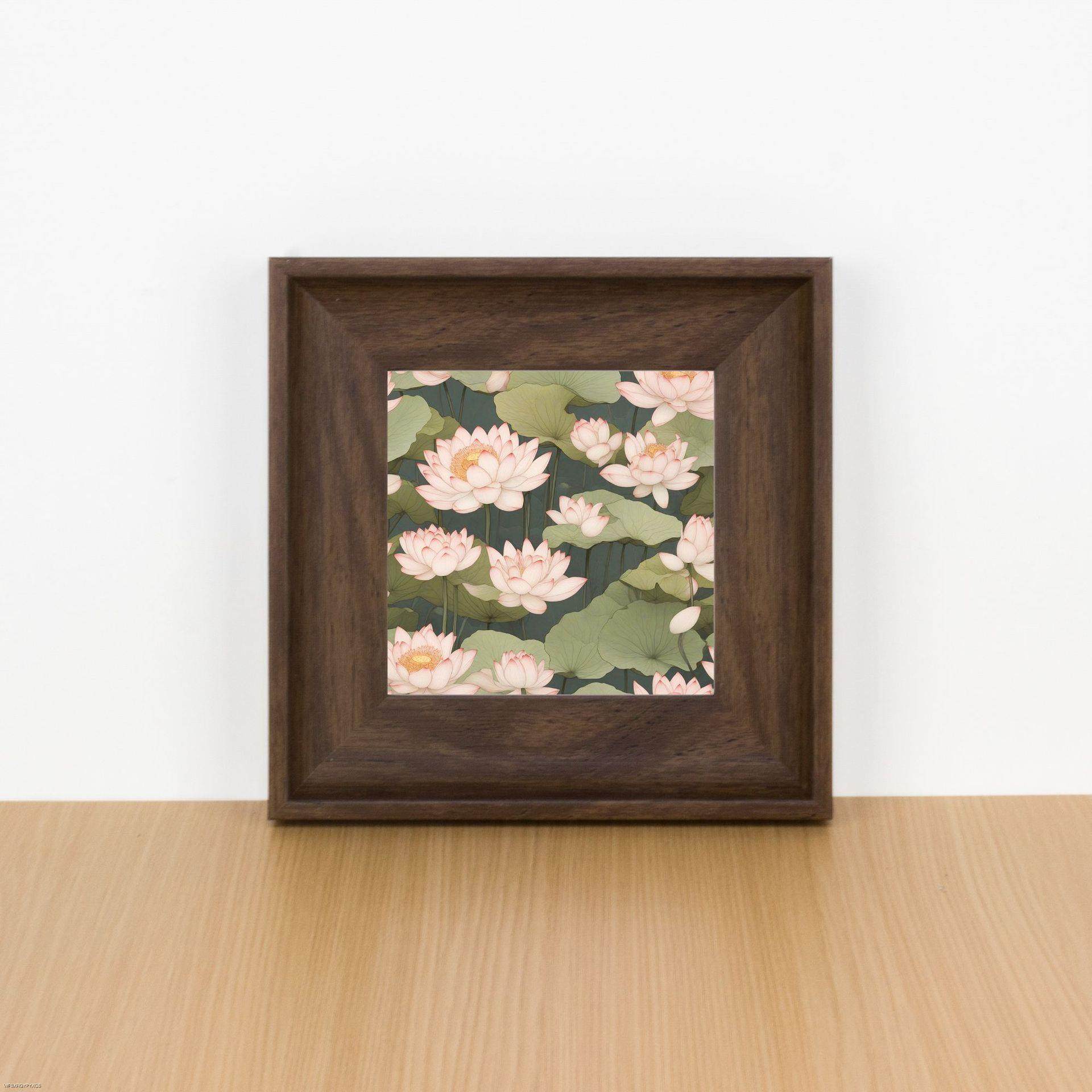 边框4厘米相框正方形4寸5寸6寸7寸8寸10寸摆台手工挂墙画框