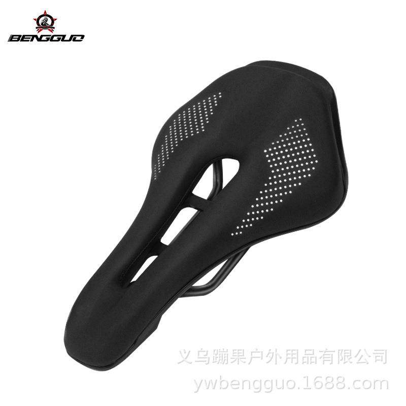自行车坐垫山地车舒适公路车鞍座单车镂空加厚座垫减震骑行装备