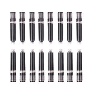 欧标小口径2.6mm黑色墨囊39mm短款 便携钢笔墨水替换芯25支袋装