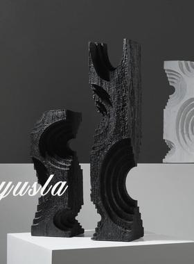 简约意式客厅电视柜餐厅柜售楼处玄关书房办公室酒店摆件软装饰品