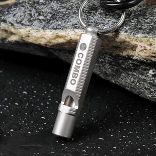 纯钛口哨露营钛求生哨子响亮钛哨户外联络钛合金哨教练哨裁判哨子