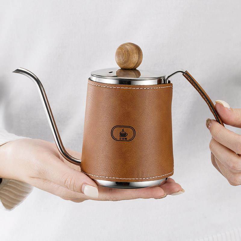 手冲咖啡壶挂耳皮套壶迷你304不锈钢便携商务定制礼物细口注水壶,餐饮具,手冲壶,淘宝优惠券,粉丝福利购,淘宝优惠卷