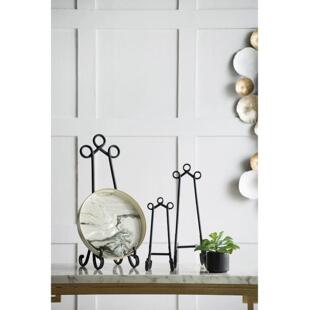 AB展示架样品库存4折画架支架展示托架挂架陶瓷盘装 饰盘座架摆件