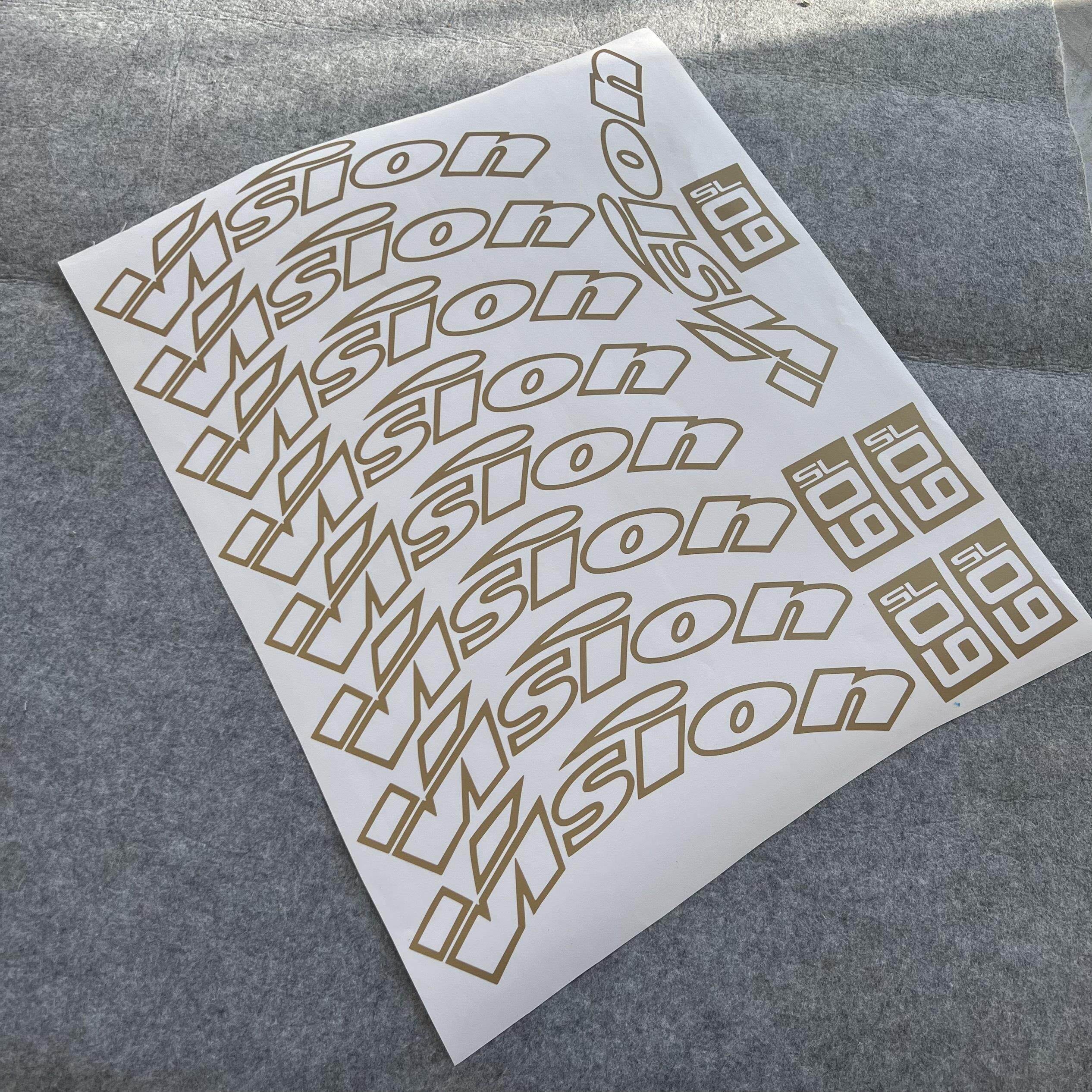 适用VISION METRON 60SL轮组贴纸改色公路自行车轮毂碳轮碳刀轮圈