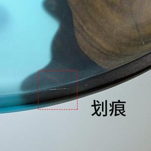 黑胡桃木盘茶壶托盘高级感创意圆方形家用树脂餐盘 微瑕领养