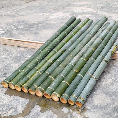 农村天然传统手工制品老楠竹杠子扁担擡杠竹条竹丁竹片竹桩子特价