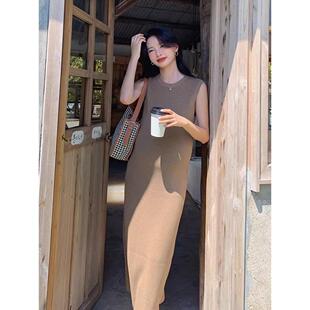 ◆娜拉自制◆孕妇2025秋冬针织背心裙中长款连衣裙外穿内搭打底裙