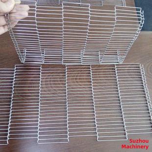 不锈钢回流焊乙型网带巧克力涂层一字型输送带激光切割机乙型网带