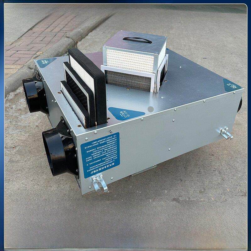 新风系统家用商用全屋通风换气全热交换净化双向新风换气一体机