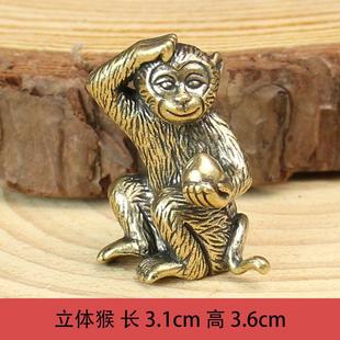 复古黄铜十二生肖摆件全套铜狗鼠铜牛鸡蛇马虎兔龙羊猴猪工艺品