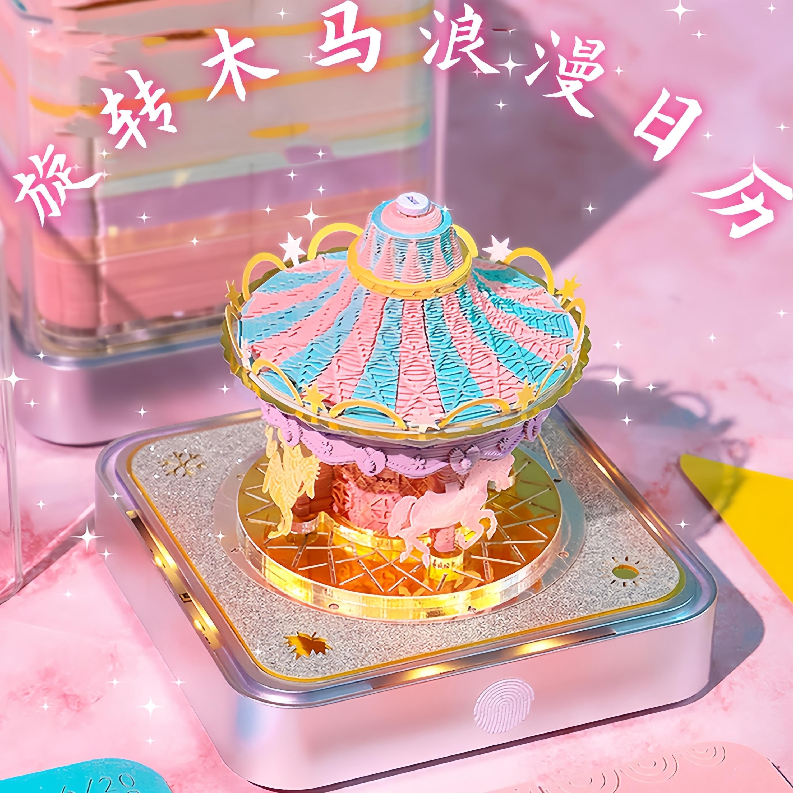 立体便利贴建筑模型手撕便利贴纸雕艺术品闺蜜情侣创意浪漫生日礼