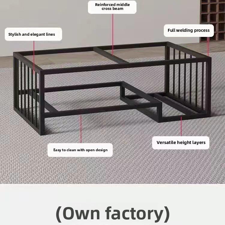 咖啡桌，架子，铁制双层漆脚，集成支架，石板木桌腿，沙发桌腿，