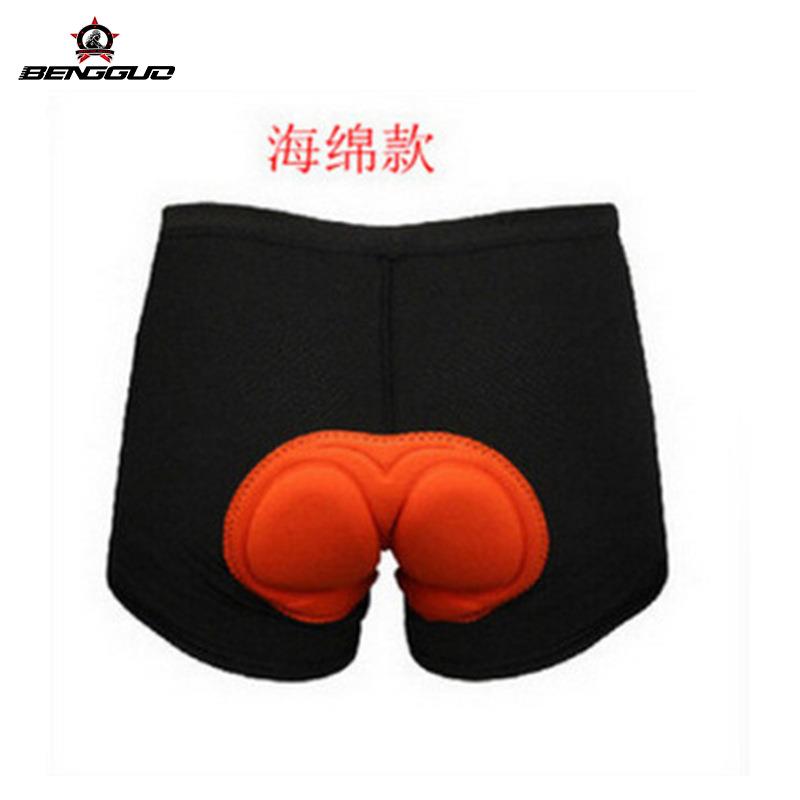 自行车骑行内裤 男女骑行服加厚海绵舒适透气短裤 蹦果骑行装备