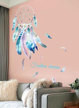 尚易SP64130卡通捕梦网客厅装饰墙贴自粘 卧室美化厂家直销墙贴