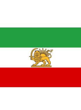 亚马逊外贸跨境旗帜 伊朗巴列维旗--Flag-of-Pahlavi-dynasty