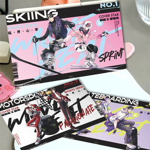 36张188男团拍立得小卡明信片二次元高颜值宫应弦晏明修物料周边