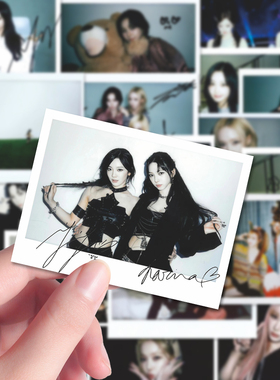 128张aespa拍立得ins高颜值金玟庭宁艺卓柳智敏吉赛尔创意周边diy