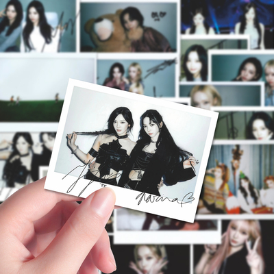 128张aespa拍立得ins高颜值金玟庭宁艺卓柳智敏吉赛尔创意周边diy