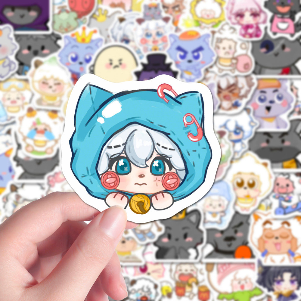 224张喜羊羊与灰太狼贴纸狂野新宇宙可爱卡通懒羊羊diy桌面手账本