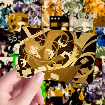 108张面包体ins小众艺术涂鸦插画mbti十六人格插画创意贴纸装饰