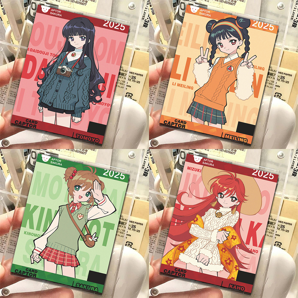 【小樱小卡】魔卡少女樱桃夭知世雪兔吊带袜天使二次元LOMO小卡