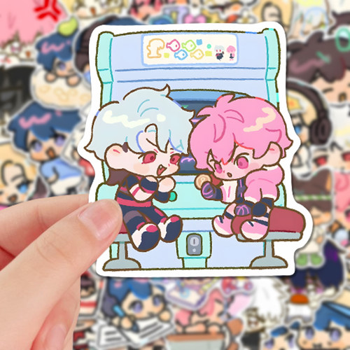 90张可爱卡通Q版plave男团成员表情包周边ins手账素材diy防水贴画